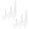 LBTODH 6PCS Acrylic Display Stand Plastic Plate Stands Holders Clear
