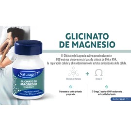 Naturagel Glicinato Magnesio Omega 900mg 30cap Sabor