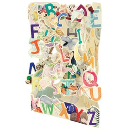 Santoro Swing Card 3D Pop Out, 6 x 8-Inches, A to Z