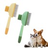 2Pcs Cat Brush, Multi-function Grooming Brushs Removes Fur with Release