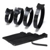 Bridas Velcro Nylon Reutilizables Negro Multi Tamaños 100pz