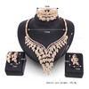Crystal Necklace And Ear Jewelry Set Of Four Bridal Banquet