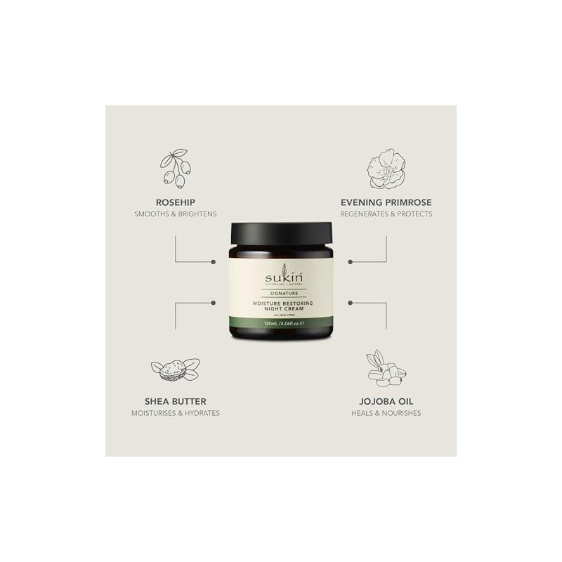 Sukin Moisture Restoring Night Cream 120ml by Sukin