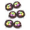 By Robelli Multicolour Easter Eggs In Wooden Nest Egg Decorations