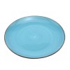 Royal Norfolk Turquoise Swirl Dinner Plates Stoneware 10.5 in Set