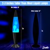 JAMBO 16" Beautiful Motion Lamp - Blue/White Wax, Relaxing Liquid