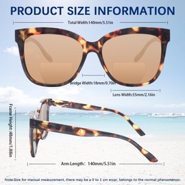 FADBON 4 Pack Bifocal Reading Glasses Outdoor Sunglasses Fashion Bifocal Sun Readers for Women Men UV400 Eyewear (4 Pack Mix Color, 4.00, x)