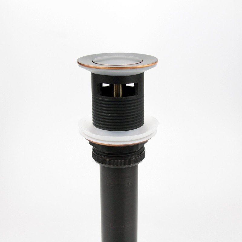 Oil Rubbed Bronze Pop Up Drain, Bathroom Vessel Lavatory Vanity