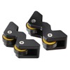 2PCS Aluminium and Bearing Billiards Cue Straightness Detector Straightening Calibrator