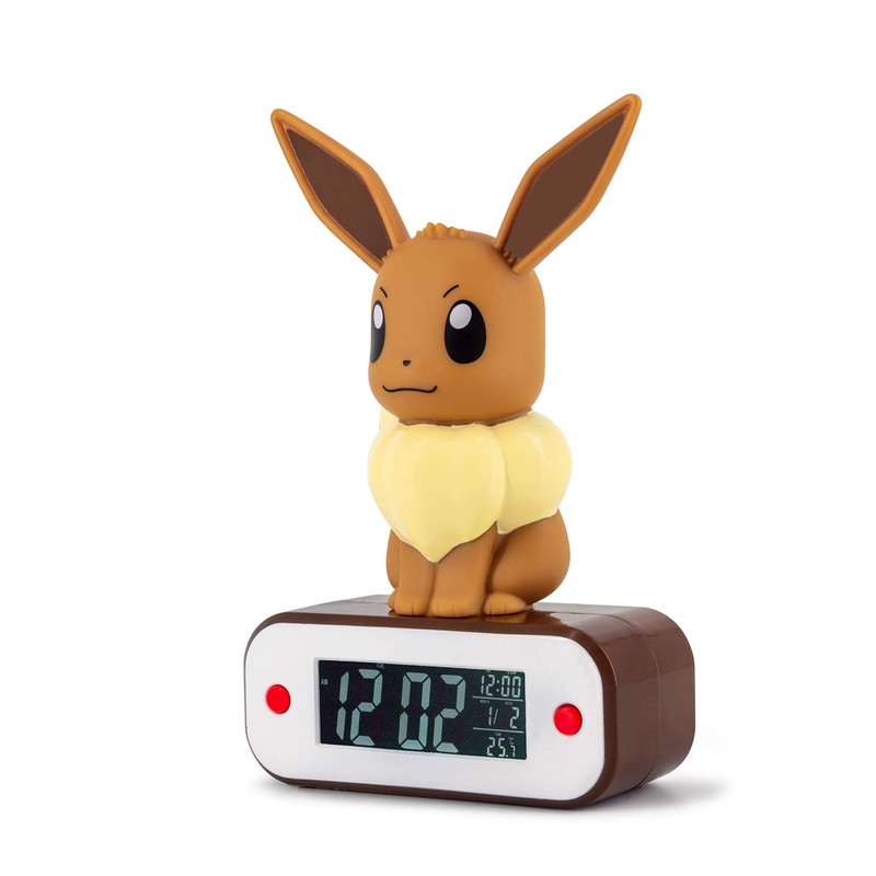 TEKNOFUN 811370 Pokémon Evoli LED Lampe Wecker