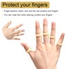 5pcs Oval Finger Splint, Comfort Oval Finger Protector， Finger Support