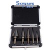 Cal-hawk 5pc Sae High Speed Steel w/ Cobalt Step Drill