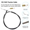 105-1845 Traction Control Cable for Toro 22" Recycler Front Wheel