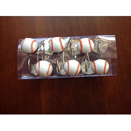 Baseball Shower Curtain Hooks