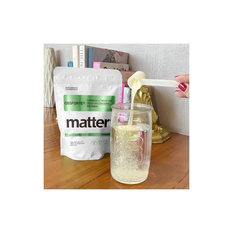 Matter Ossforte Colágeno Con Minerales Quelados 300g Sfn