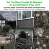 JNKNT Ultrasonic Mole Repellent Outdoor, Solar-Powered Gopher Repellent for Lawn