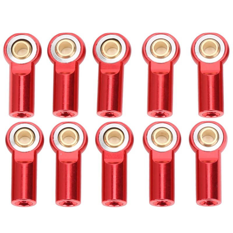 10Pcs RC Car Pull Connecting Rod Metal Ball Joint Accessory