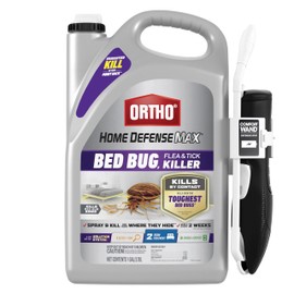 Ortho Home Defense Max Bed Bug, Flea and Tick Killer with Comfort Wand - Ready To Use Insect Spray for Home, Kills Bed Bug Eggs, Fleas & Ticks, 1 gal.