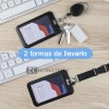 Zcgoingtech 2pzs Porta Credencial Gafete Retráctil Para Hombres Y Mujers