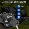 Lawn Mower Ignition Switch 4 Position with Key 7 terminals