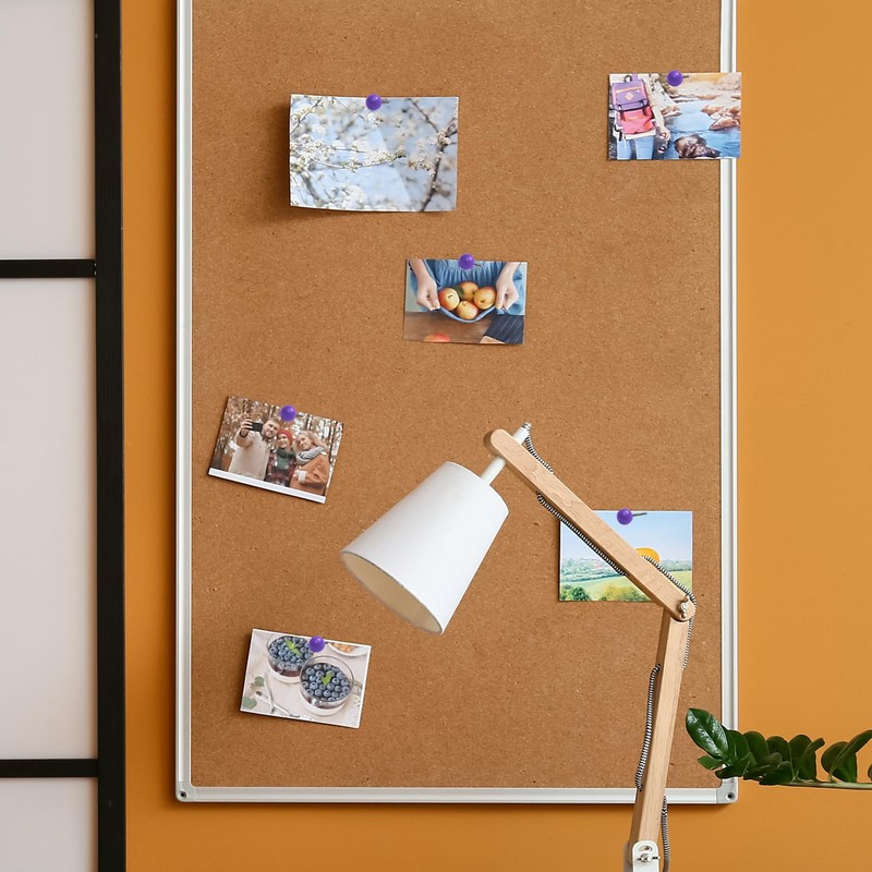 500 Pack Map Push Pins Map Tacks Small Size(Purple, 1/6