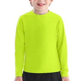 Kids Rash Guard Green Shirt for Toddler 5T UPF 50+ Sun Protection Green Rashguard for Outdoor Athletic UV Protection Shirts Lightweight Quick Dry Toddler Sun Shirt Green 5T