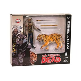 Skybound Entertainment The Walking Dead Bloody Ezekiel & Shiva All Out War Action Figures