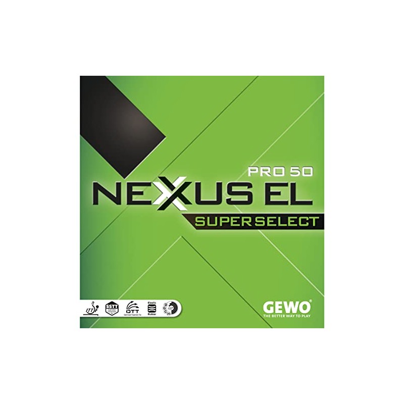 GEWO Nexxus EL Pro 50 SuperSelect Rubber Black 2.0 mm