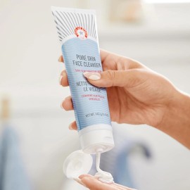 First Aid Beauty Pure Skin Face Cleanser 1.0 oz | Fragrance Free Gentle Wash