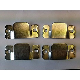 direct-fittingsuk.com 2 pair PLATED METAL INTERLOCKING/Connector/Joiner/CLIPS. Sofa/Divan/Bed/Corner/Sectional