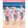 AKASENKO Poncho de Surf, Albornoz de Playa, Poncho Toalla,Bata de