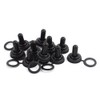 sourcing map 10 Pieces 12 mm Thread Waterproof Toggle Switch