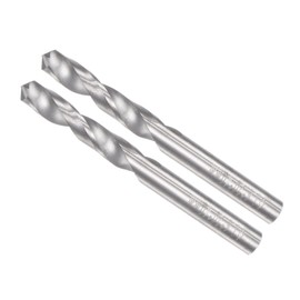 CoCud Solid Carbide Drill Bits, 3.6mm Diameter, YG6 (C2/K20) Tungsten Carbide Straight Shank Twist Drill Bits - (Applications: for Stainless Steel Alloy), 2-Pieces