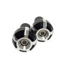 nakira 429 Grip Bar End for Motorcycles (Silver)