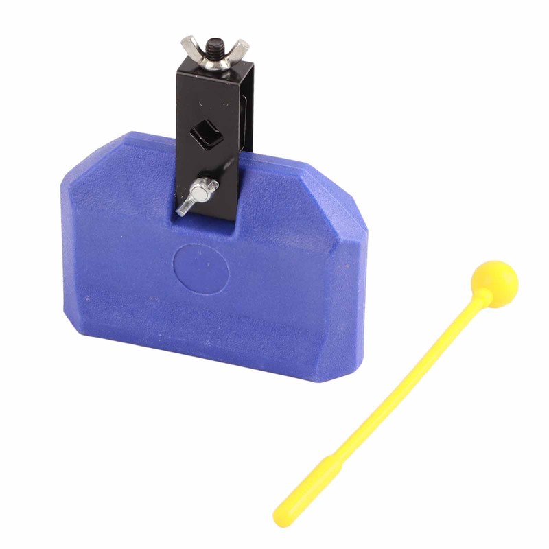 Blue Environmentally Friendly Plastic Percussion Instruments Block Latin Drum Kit