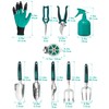 FiveJoy Garden Tool Set, 11 Piece Aluminum Alloy Hand Tool