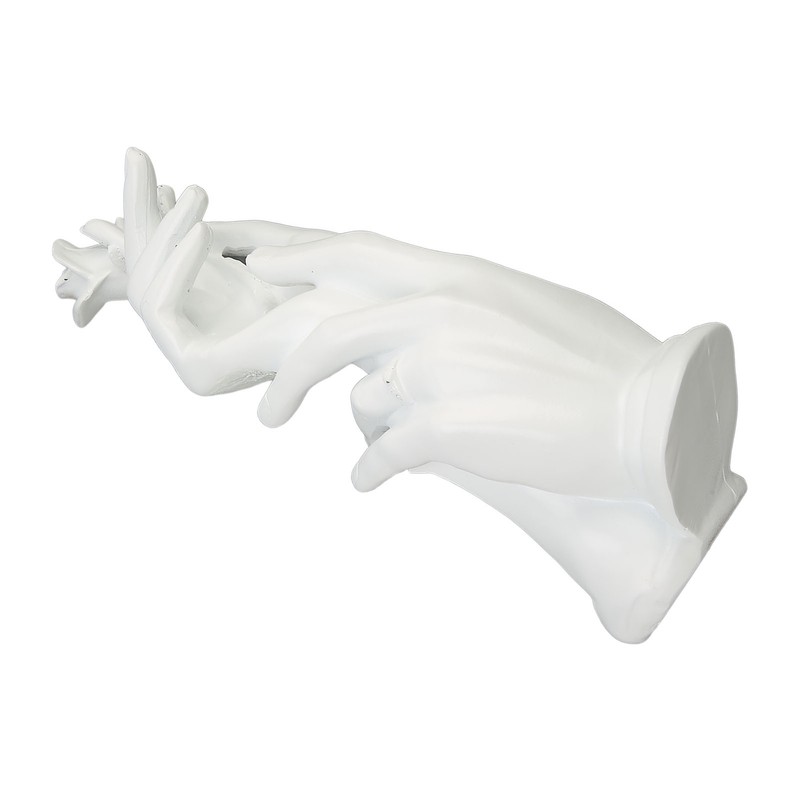 Hand Display Stand White Resin Smoothing Elegant Multifunction Jewelry Display