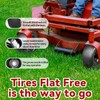 11x6.00-5 Flat Free Tire,with 3/4" or 5/8" and 1/2" Bearings,