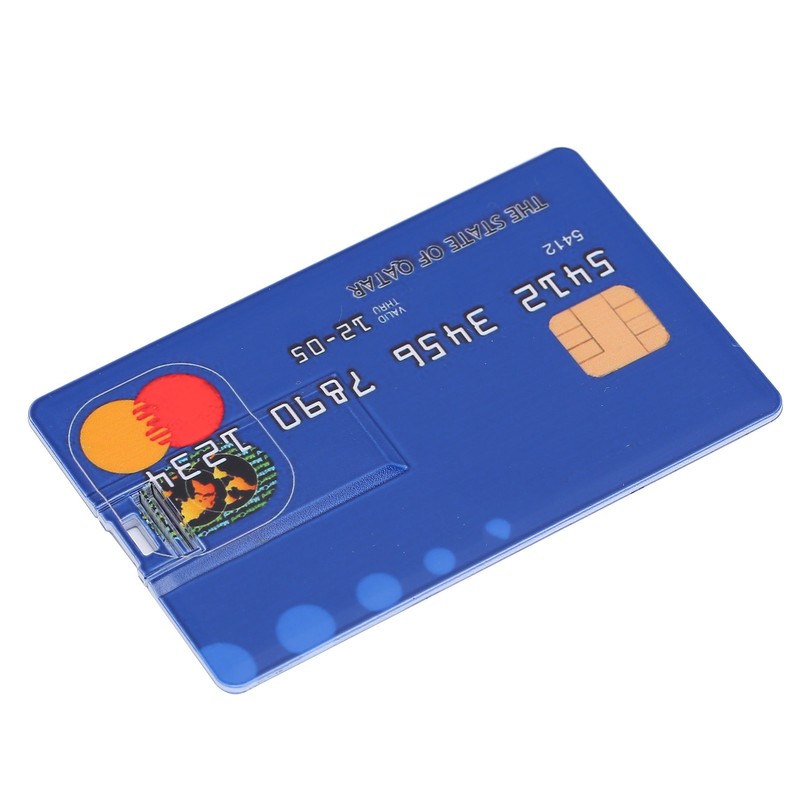 Card Shaped U Disk Simple Unique USB Flash Drive for