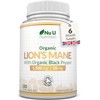 Organic Lions Mane Supplement 1500mg - 180 High Strength Vegan