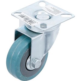 BGS DIY 81962 Swivel Castor Rubber with Screw-On Base Diameter 50 mm