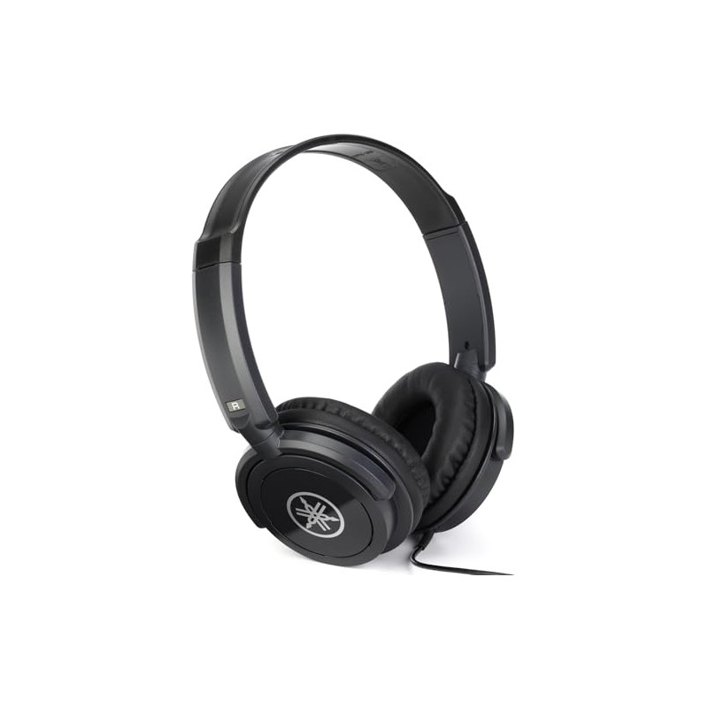 Yamaha HPH-100B Dynamic Closed-Back Headphones, Black
