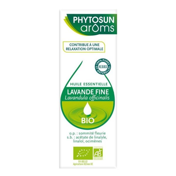 Phytosun'aroms Phytosun Aroms Huile Essentielle de Lavande Fine Bio, 10