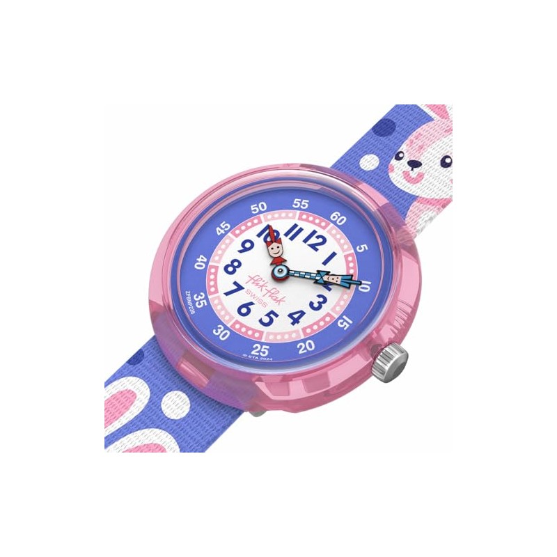 Flik Flak Girls Rabbit Watch, Strap.