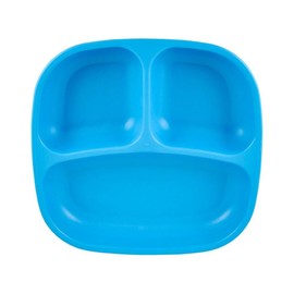 Re-Play Divided Plate Single, Sky Blue