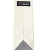 tiemart Solid Color Necktie (Pearl)