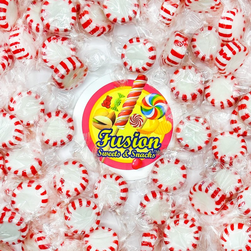 Starlight Peppermint Hard Candy - Bulk 1 Pound (Approx 85