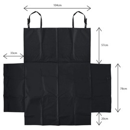 igadgitz Xtra U6875 Universal Waterproof Car Boot Protector Durable Car Boot Cover Pet Seat Mat for Cars, SUVs, MPVs, Vans, Trucks – Black (155 x 104cm)