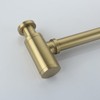 HAMOLER Round Bottle P-Trap 1 1/4 Adjustable Bathroom Basin Sink