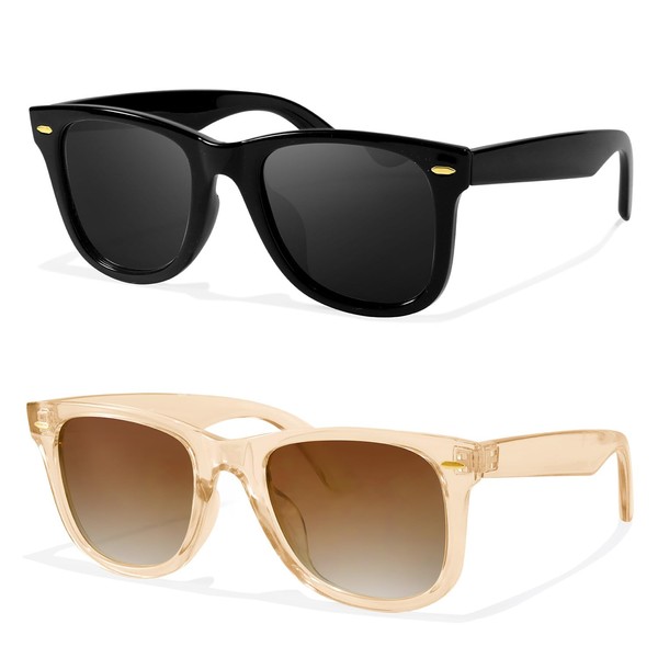 Myiaur Classic Sunglasses for Women Polarized Driving Anti-Glare 99% UV